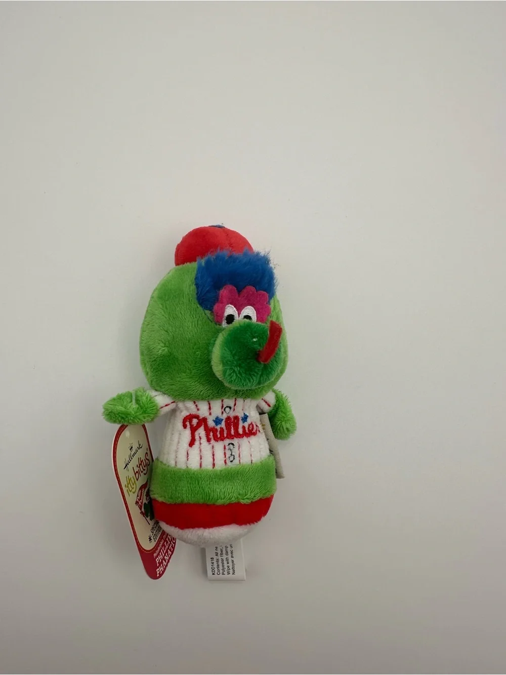 Hallmark Itty Bitty Phillie Phanatic Plush - Green